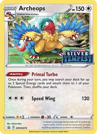 Archeops - SWSH272 (Prerelease) [STAFF] SWSH272 - SWSH Sword & Shield Promo Cards Holofoil - Poke-Collect