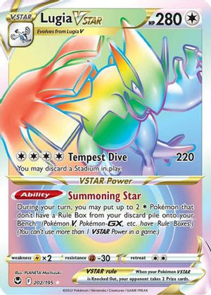 Lugia VSTAR (Secret) (202) 202/195 - SWSH12 Silver Tempest Holofoil