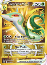 Serperior VSTAR (Secret) (210) 210/195 - SWSH12 Silver Tempest Holofoil - Poke-Collect