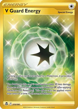 V Guard Energy 215/195 - Silver Tempest Holofoil - Poke-Collect