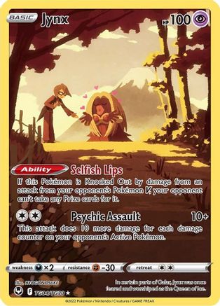 Jynx TG04/30 - Silver Tempest Trainer Gallery Holofoil - Poke-Collect