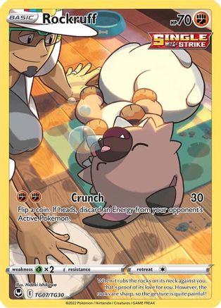 Rockruff TG07/30 - Silver Tempest Trainer Gallery Holofoil - Poke-Collect
