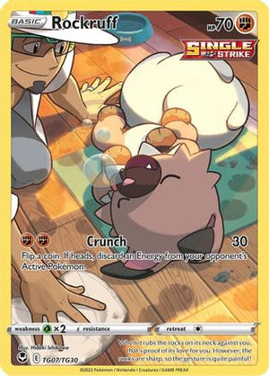 Rockruff TG07/30 - Silver Tempest Trainer Gallery Holofoil - Poke-Collect