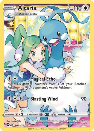 Altaria TG11/30 - Silver Tempest Trainer Gallery Holofoil - Poke-Collect