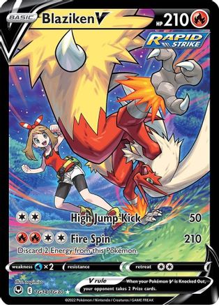 Blaziken V TG14/30 - SWSH12 Silver Tempest Trainer Gallery Holofoil - Poke-Collect