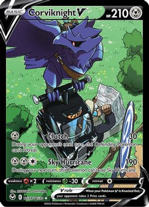 Corviknight V TG18/30 - Silver Tempest Trainer Gallery Holofoil