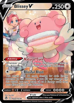 Blissey V TG22/30 - Silver Tempest Trainer Gallery Holofoil - Poke-Collect
