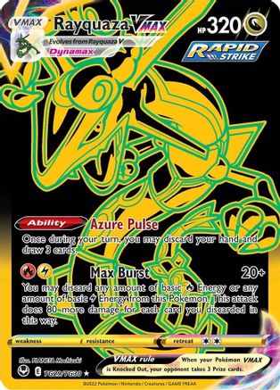 Rayquaza VMAX (Secret) TG29/30 - SWSH12 Silver Tempest Trainer Gallery Holofoil - Poke-Collect
