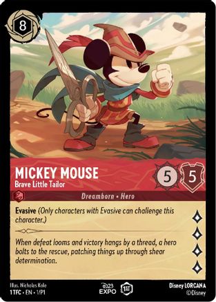 Mickey Mouse - Brave Little Tailor (1) - D23 Promos