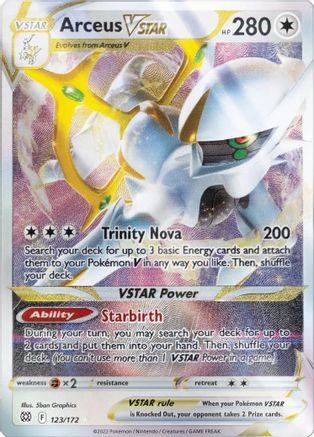 Arceus VSTAR (Metal Card) 123 - Miscellaneous Cards & Products Holofoil - Poke-Collect