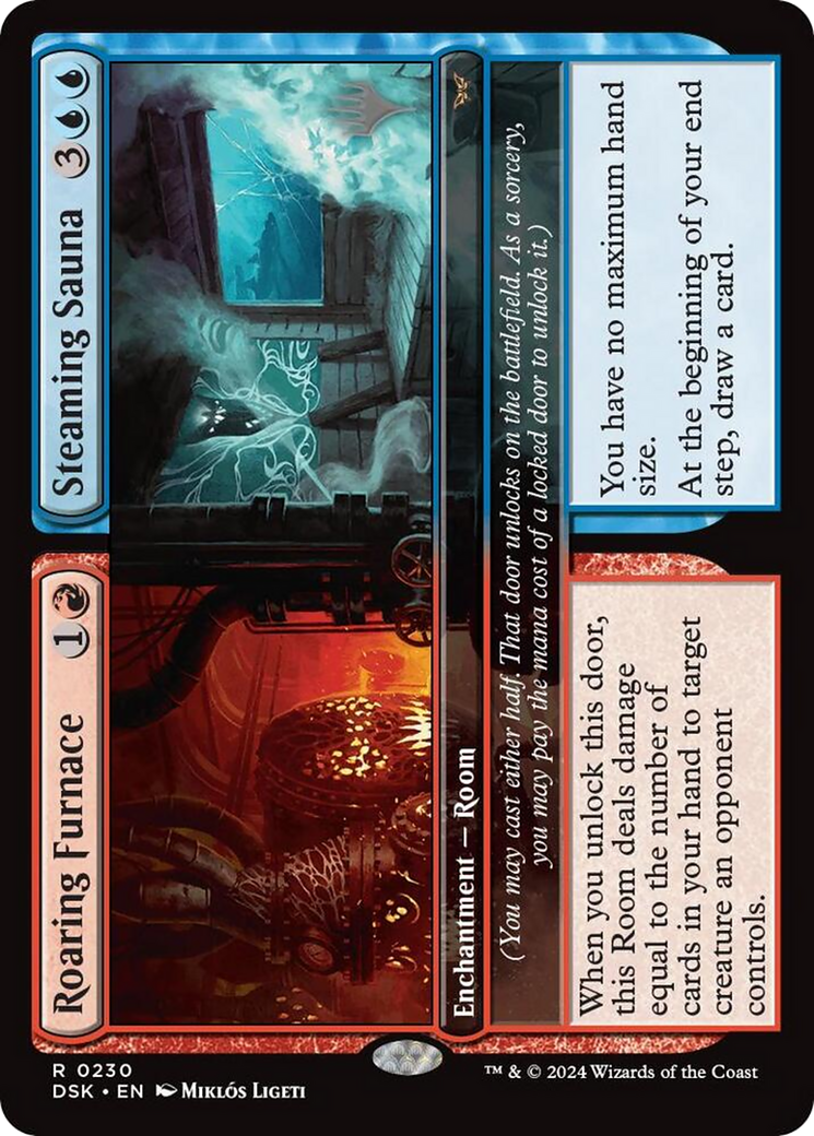 Roaring Furnace // Steaming Sauna (PPDSK-230) - Duskmourn: House of Horror Promos Foil - Poke-Collect