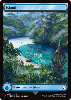 Island (FIN-573) - FINAL FANTASY Foil - Poke-Collect