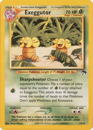 Exeggutor 13/18 - Southern Islands - Poke-Collect