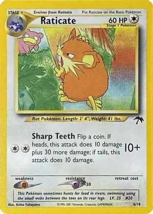 Raticate 6/18 - Southern Islands - Poke-Collect