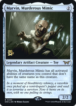 Marvin, Murderous Mimic (PRE-253) - Duskmourn: House of Horror Promos Foil - Poke-Collect