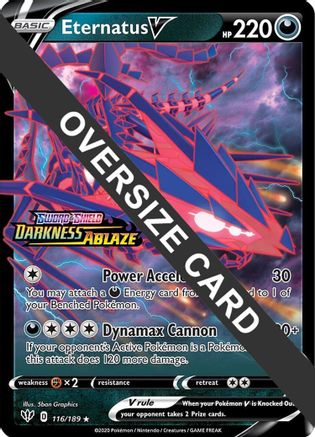 Eternatus V - 116/189 116 - Jumbo Cards Holofoil - Poke-Collect