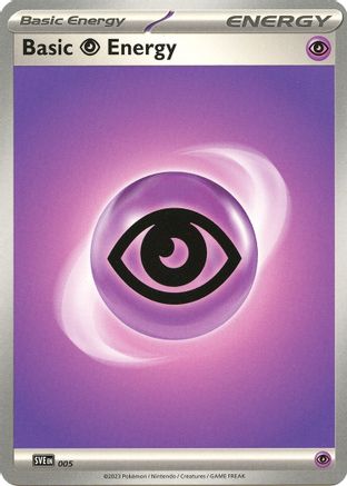Basic Psychic Energy - 005 5 - SVE Scarlet & Violet Energies - Poke-Collect