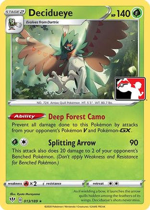 Decidueye 13 - Prize Pack Series Cards