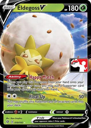 Eldegoss V 19 - Prize Pack Series Cards Holofoil - Poke-Collect