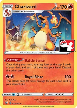 Charizard 25 - Prize Pack Series Cards - Poke-Collect