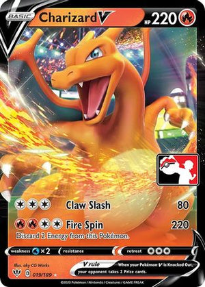Charizard V 19 - Prize Pack Series Cards Holofoil - Poke-Collect