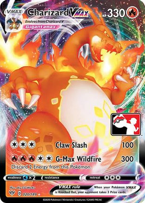 Charizard VMAX 20 - Prize Pack Series Cards Holofoil