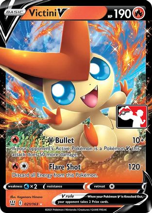 Victini V 21 - Prize Pack Series Cards - Poke-Collect