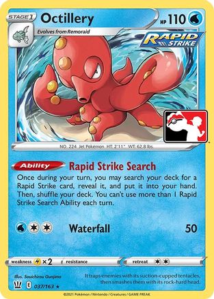 Octillery 37 - Prize Pack Series Cards Holofoil - Poke-Collect