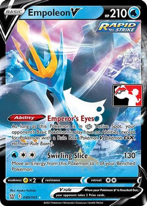Empoleon V 40 - Prize Pack Series Cards Holofoil - Poke-Collect