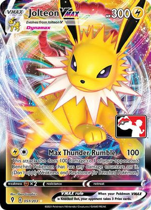 Jolteon VMAX 51 - Prize Pack Series Cards Holofoil - Poke-Collect