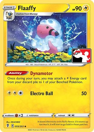 Flaaffy 55 - Prize Pack Series Cards Holofoil - Poke-Collect