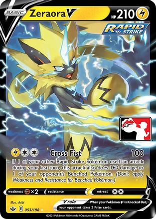 Zeraora V 53 - Prize Pack Series Cards Holofoil - Poke-Collect