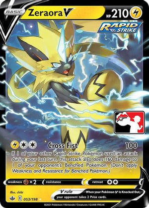 Zeraora V 53 - Prize Pack Series Cards Holofoil - Poke-Collect