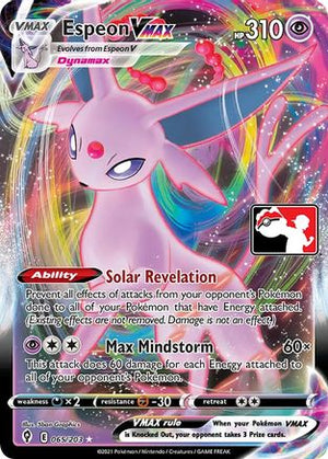 Espeon VMAX 65 - Prize Pack Series Cards Holofoil - Poke-Collect