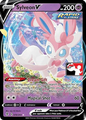 Sylveon V 74 - Prize Pack Series Cards Holofoil - Poke-Collect