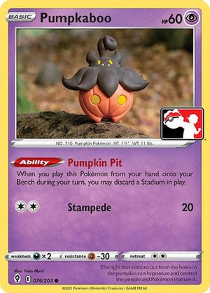 Pumpkaboo 76 - Prize Pack Series Cards Holofoil - Poke-Collect
