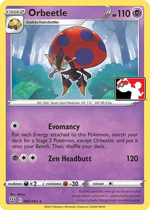 Orbeetle 65 - Prize Pack Series Cards - Poke-Collect