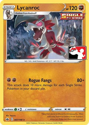 Lycanroc 87 - Prize Pack Series Cards - Poke-Collect
