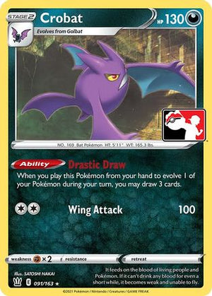 Crobat 91 - Prize Pack Series Cards - Poke-Collect