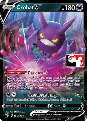 Crobat V 104 - Prize Pack Series Cards Holofoil - Poke-Collect