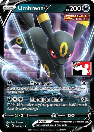 Umbreon V 94 - Prize Pack Series Cards Holofoil - Poke-Collect