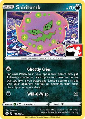 Spiritomb 103 - Prize Pack Series Cards Holofoil - Poke-Collect