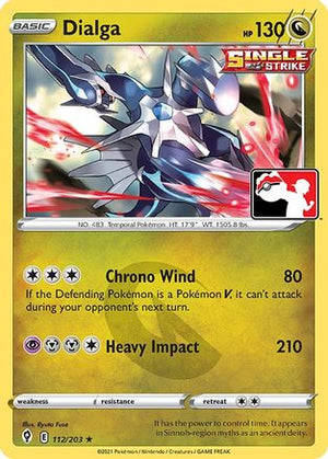 Dialga 112 - Prize Pack Series Cards