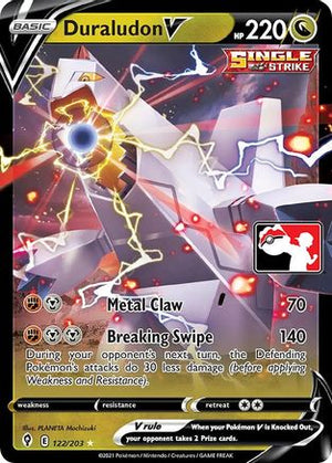Duraludon V 122 - Prize Pack Series Cards Holofoil - Poke-Collect