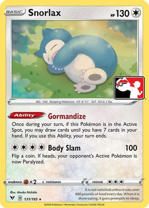 Snorlax 131 - Prize Pack Series Cards Holofoil - Poke-Collect