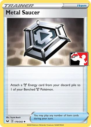 Metal Saucer 170 - Prize Pack Series Cards - Poke-Collect