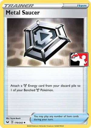 Metal Saucer 170 - Prize Pack Series Cards - Poke-Collect