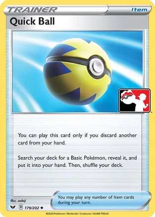 Quick Ball 179 - Prize Pack Series Cards - Poke-Collect