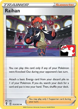 Raihan 152 - Prize Pack Series Cards Holofoil - Poke-Collect