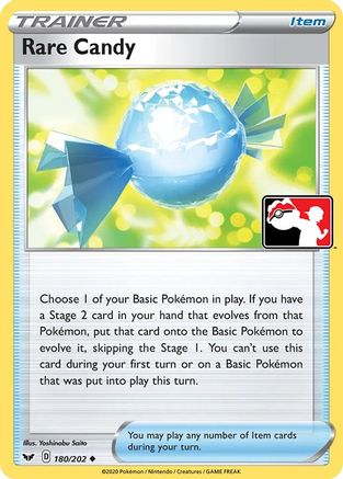 Rare Candy - 180/202 180 - Prize Pack Series Cards Holofoil - Poke-Collect